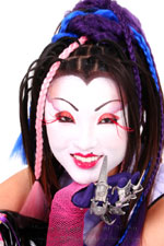 Lily - Anime Geisha Warrior - Photos Copyright - Lon Casler Bixby - All Rights Reserved - Makeup by Justefanie